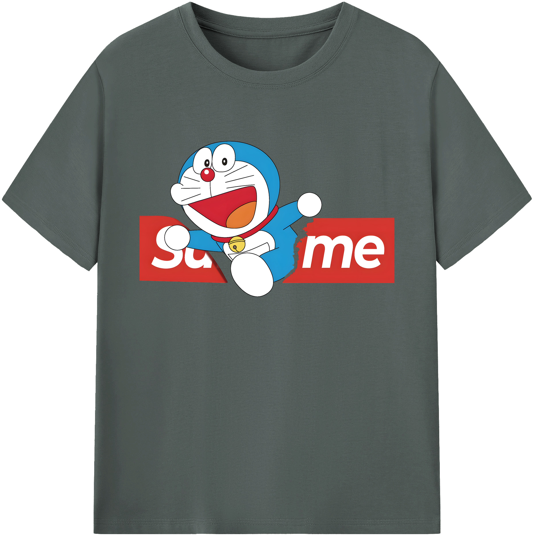 （画像用） ドラえもん Doraemon 綿100％ メンズ半袖Tシャツ｜肌触りやわらか＆通気性